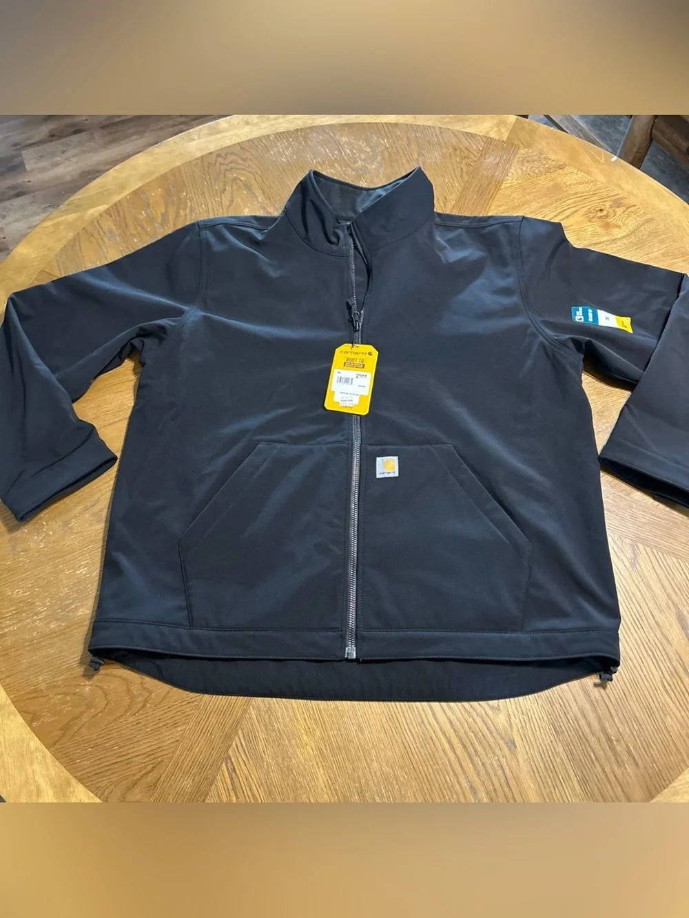 Carhartt Men's Rain Defender  Softshell Jacket, Black, XX-Large Relaxed Fit